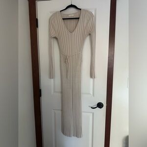 PinkBlush Ribbed Maxi